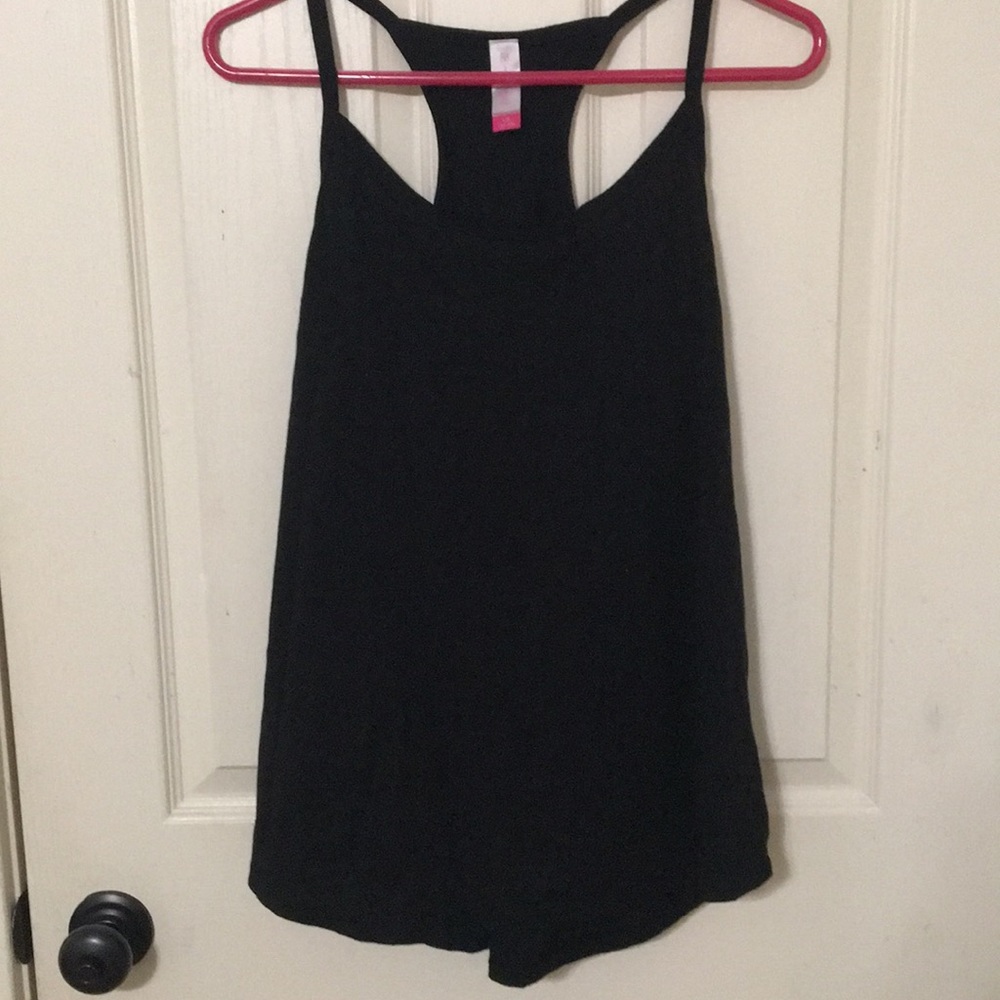 Black Racerback Tank Top